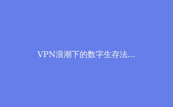 VPN浪潮下的数字生存法则：2024年全球隐私保护与网络自由新观察 - 4